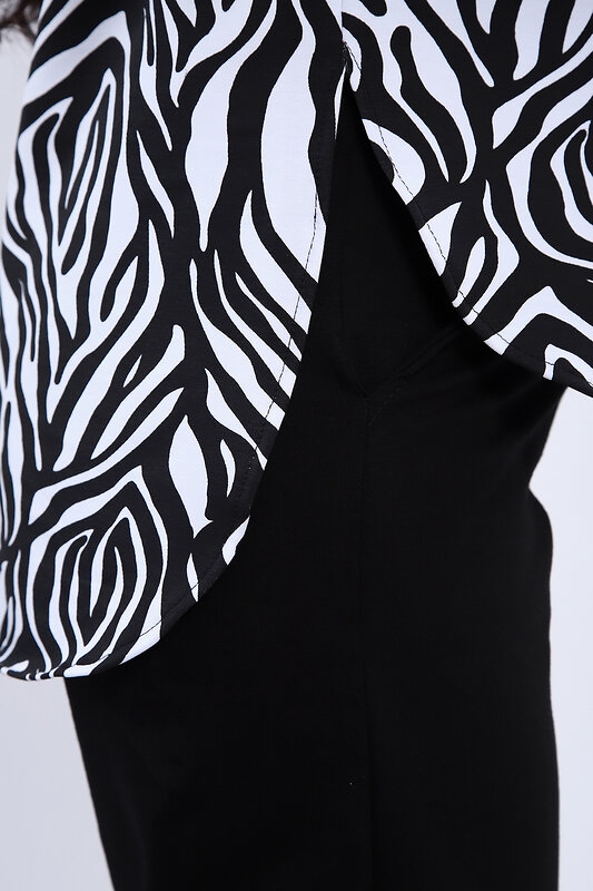 Натали Костюм 579717 24300 черно-белый