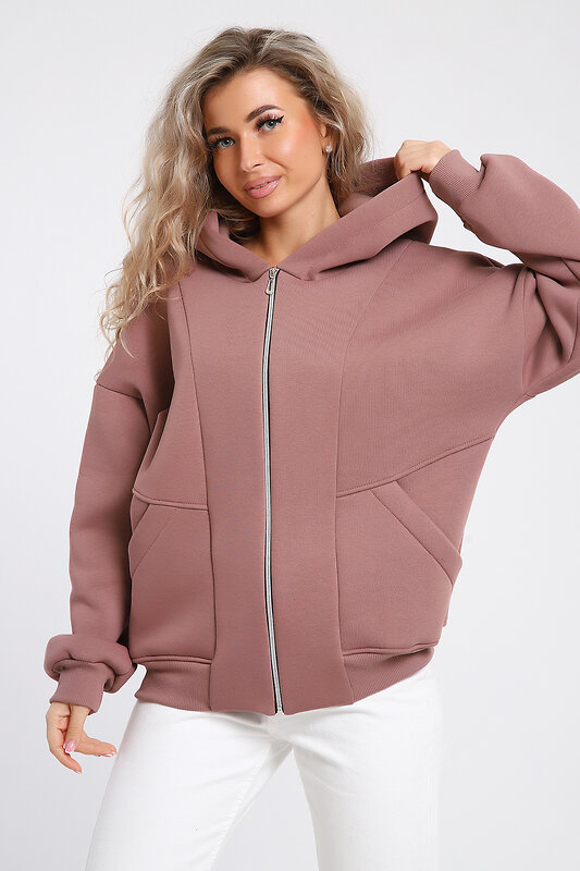 Натали Толстовка 579722 21050 коричневый