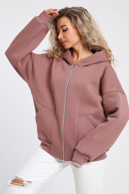 Натали Толстовка 579722 21050 коричневый