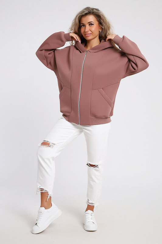 Натали Толстовка 579722 21050 коричневый