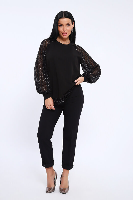 Натали Блузка 579735 78580 черный