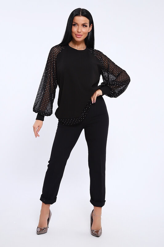 Натали Блузка 579735 78580 черный