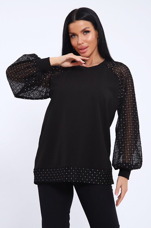 Натали Блузка 579735 78580 черный