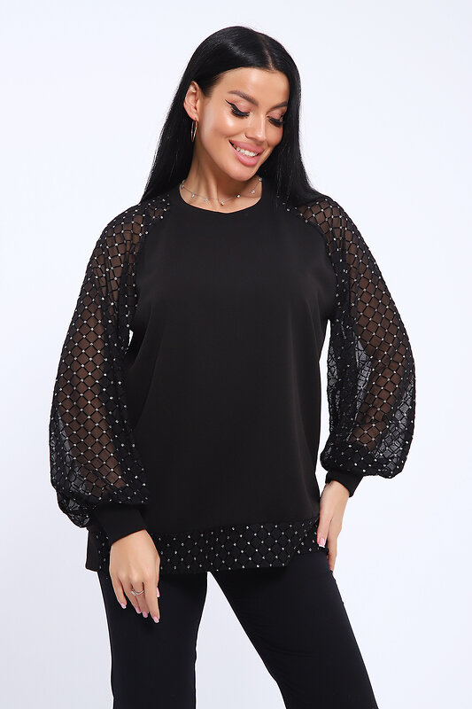 Натали Блузка 579735 78580 черный