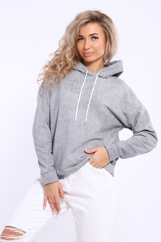 Натали Толстовка 579737 36862 серый