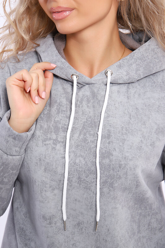 Натали Толстовка 579737 36862 серый