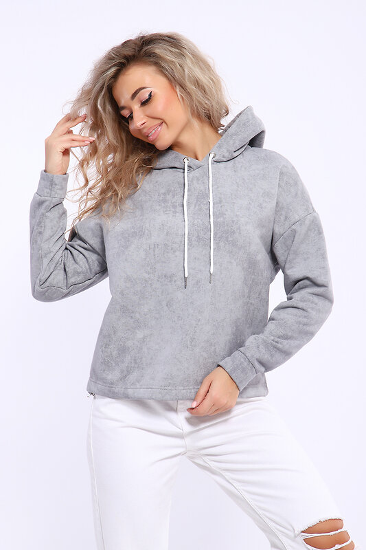 Натали Толстовка 579737 36862 серый