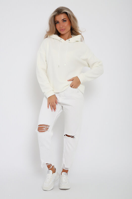 Натали Толстовка 579741 36860 молочный