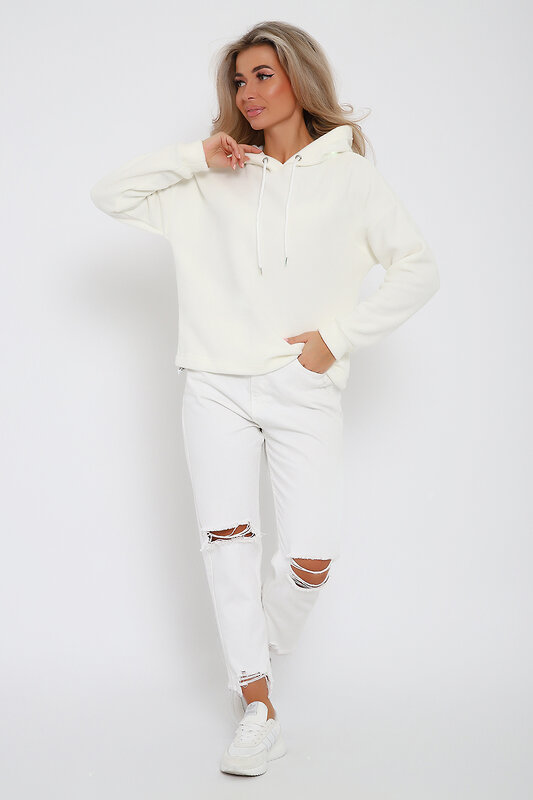 Натали Толстовка 579741 36860 молочный