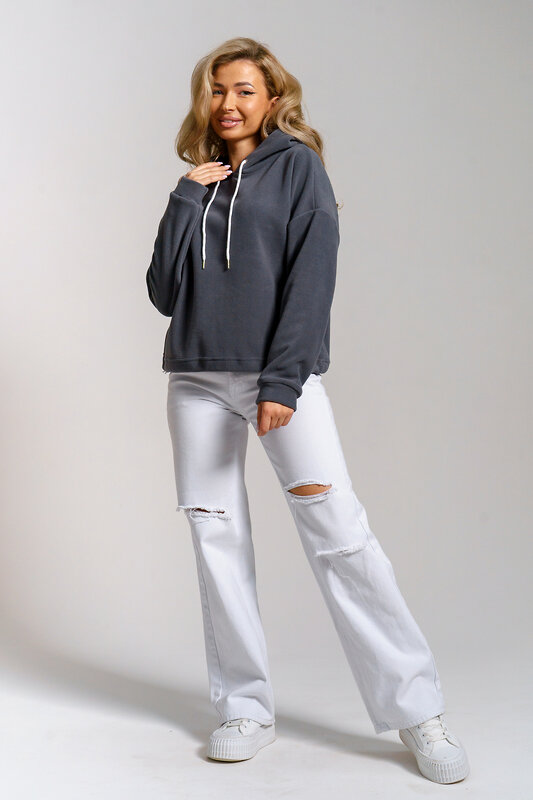 Натали Толстовка 579742 36860 серый