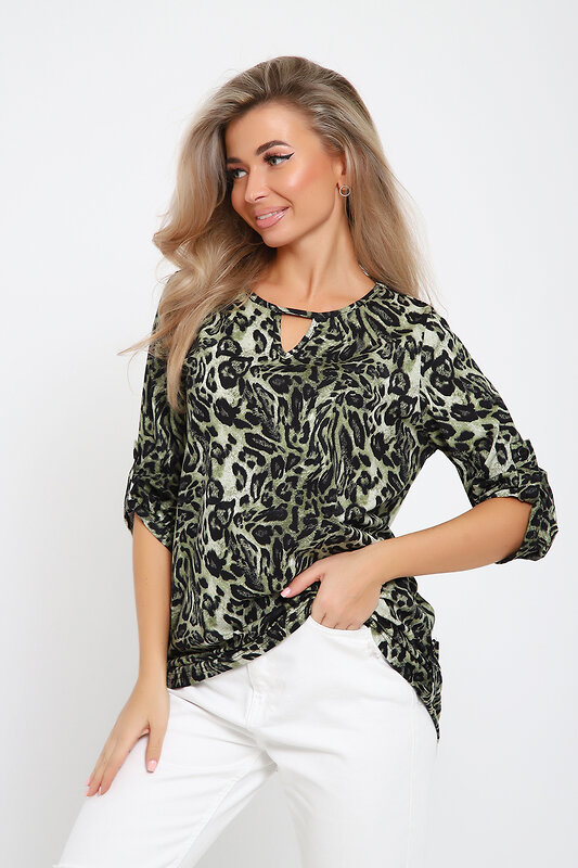 Натали Туника 579753 36856 хаки