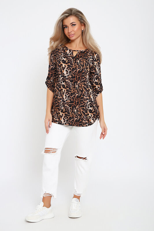 Натали Туника 579769 36856 коричневый