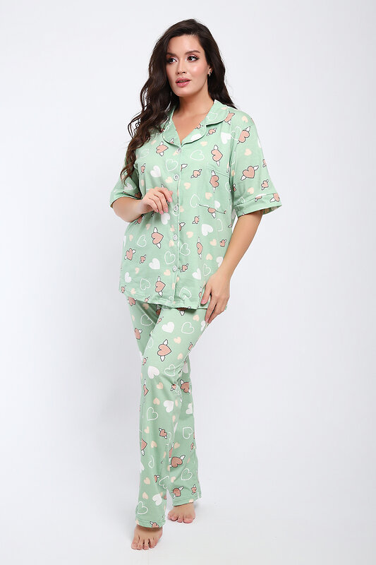 Натали Пижама 579774 24296 зеленый