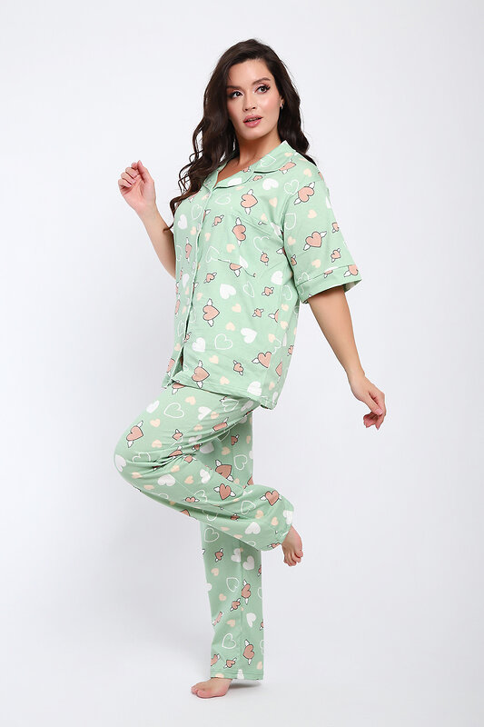 Натали Пижама 579774 24296 зеленый