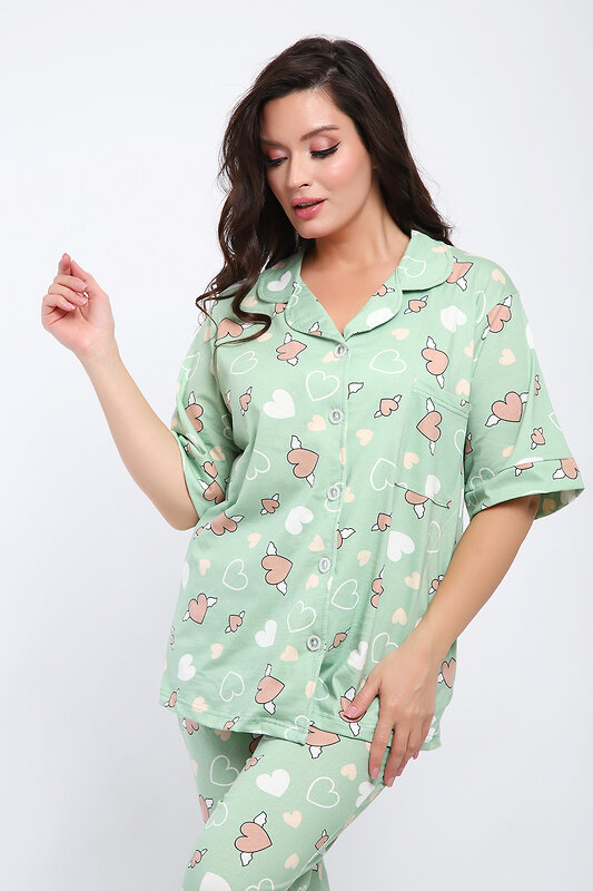 Натали Пижама 579774 24296 зеленый
