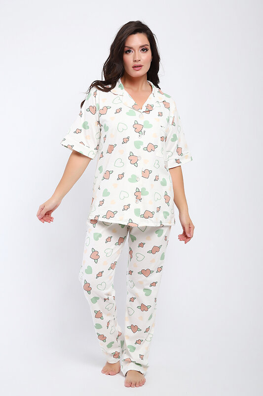 Натали Пижама 579775 24296 кремовый