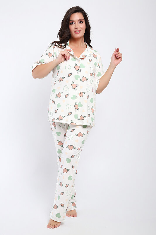 Натали Пижама 579775 24296 кремовый