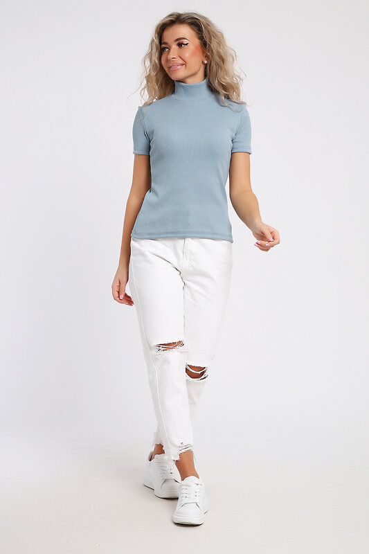 Натали Водолазка 579780 21039 серо-голубой