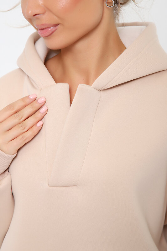 Натали Толстовка 579790 21036 бежевый