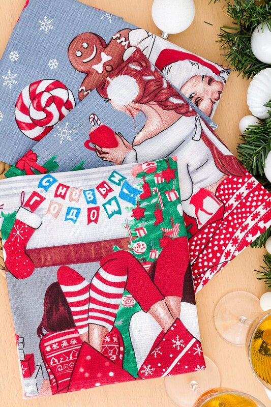 Натали Полотенце 579802 Полотенце вафельное Тепло в каждом мгновении серый