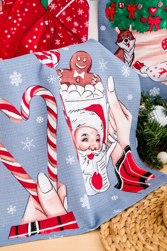 Натали Полотенце 579802 Полотенце вафельное Тепло в каждом мгновении серый