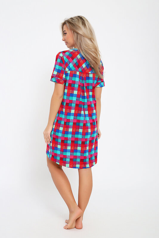 Натали Туника 579803 21030 красно-зеленый