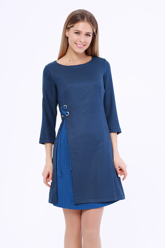 VISERDI Платье 92806 10072-срб 4401040 Синий