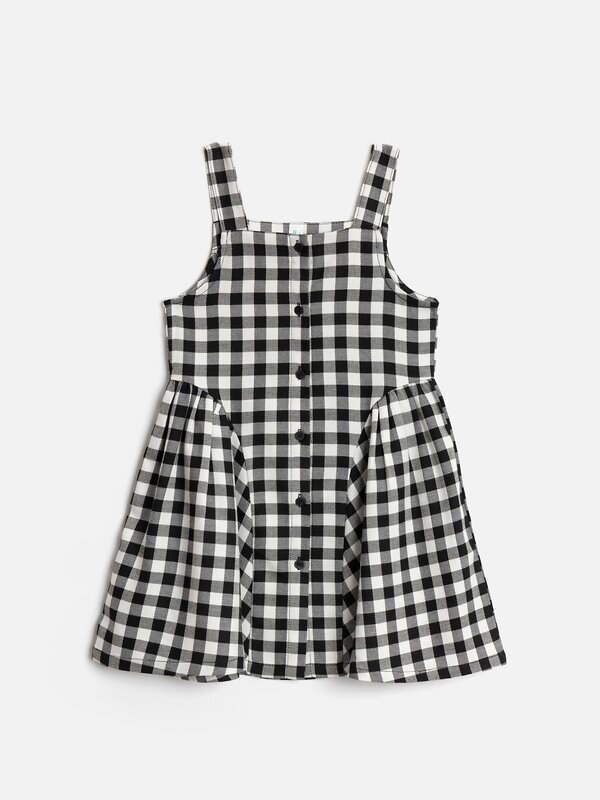 Acoola Платье 579880 20220200911 черно-белая клетка