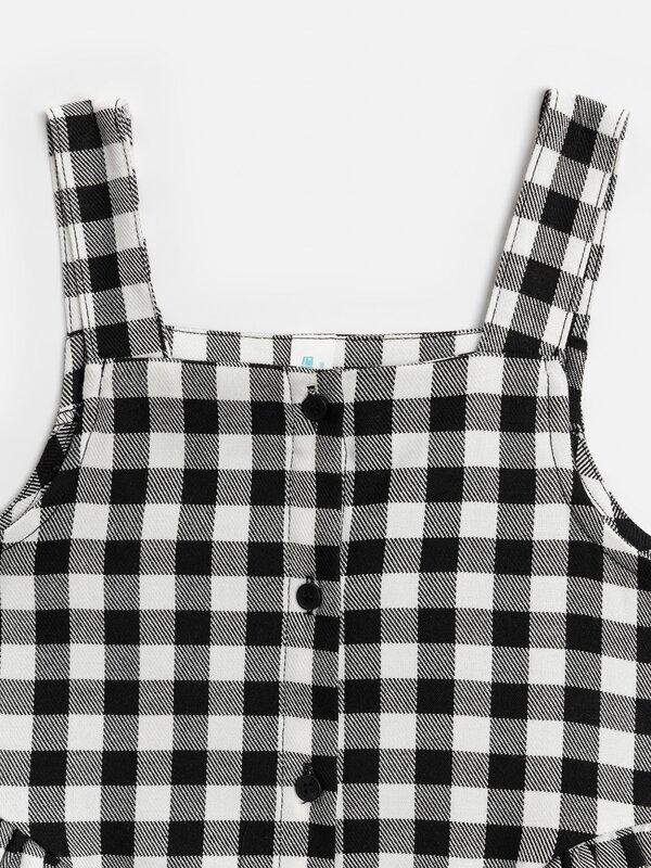 Acoola Платье 579880 20220200911 черно-белая клетка