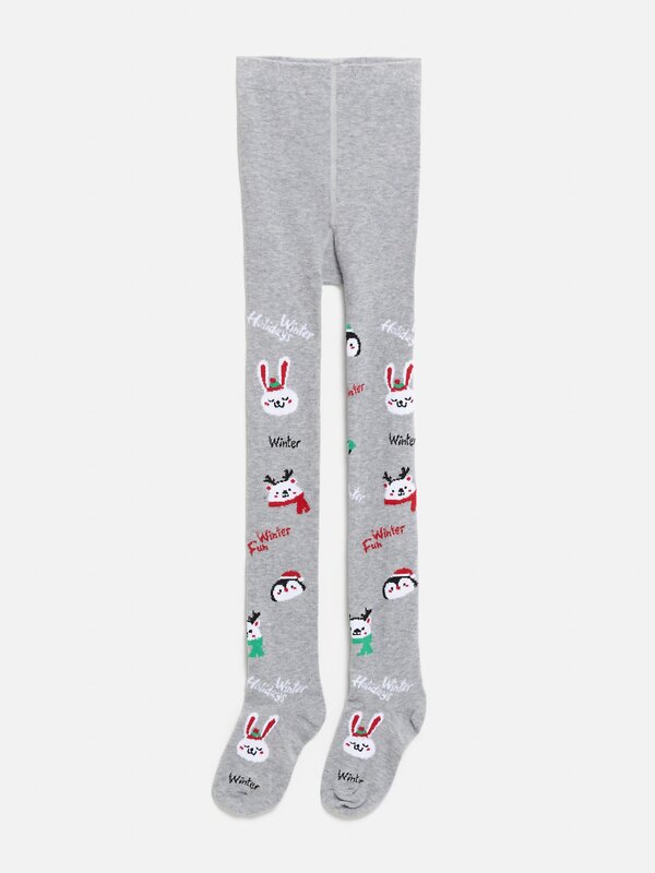 Acoola Колготки 579894 20224460091 серый меланж