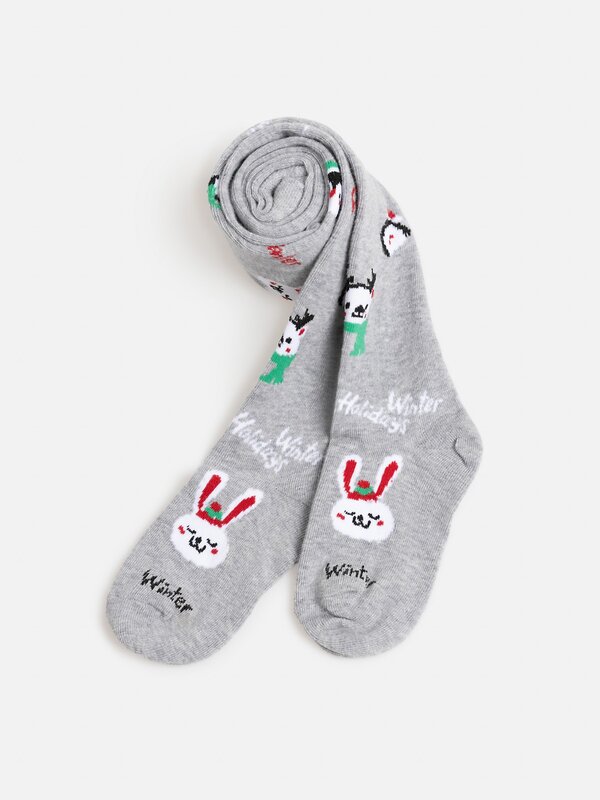 Acoola Колготки 579894 20224460091 серый меланж