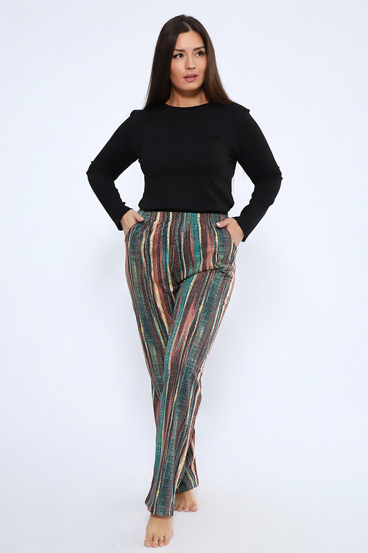 Натали Брюки 579912 24293 зеленый