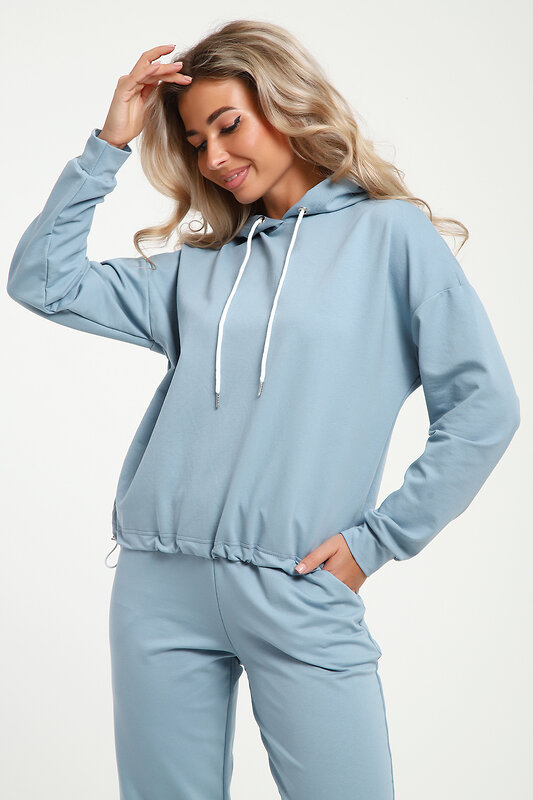 Натали Костюм 579919 36852 серо-голубой