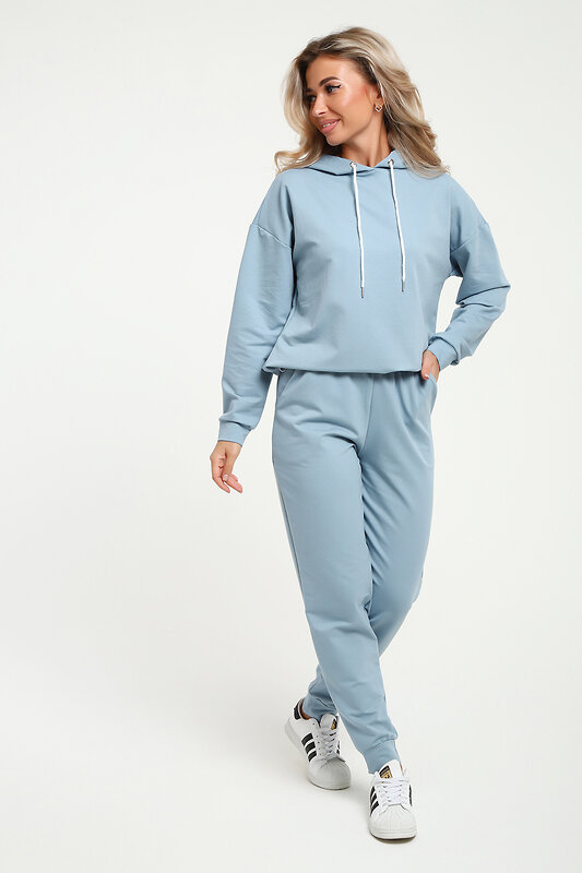 Натали Костюм 579919 36852 серо-голубой