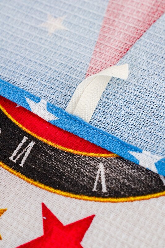 Натали Полотенце 579930 Полотенце кухонное Мечты в новогоднюю ночь сине-серый