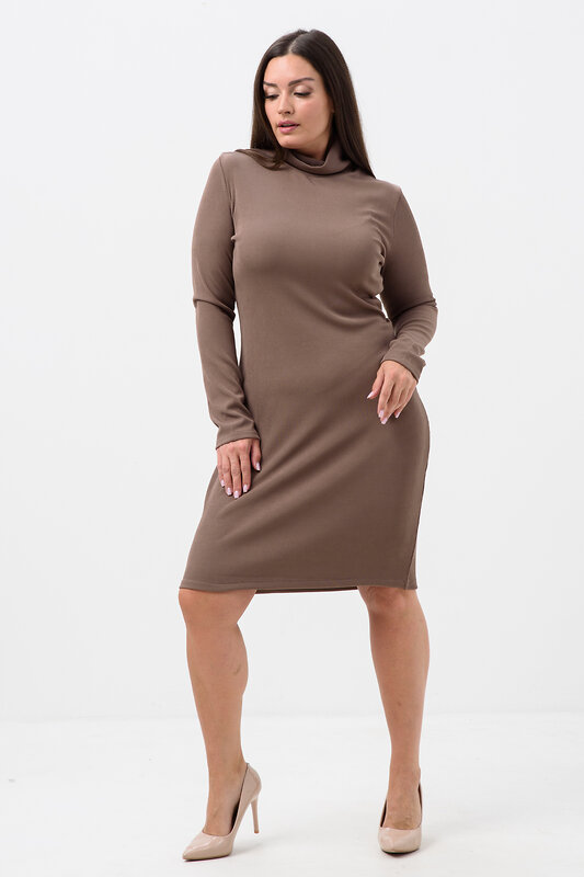 Натали Платье 579941 52384 коричневый