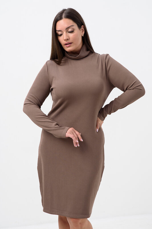 Натали Платье 579941 52384 коричневый