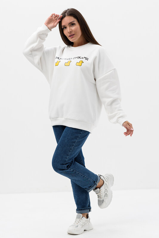 Натали Свитшот 579955 52381 молочный