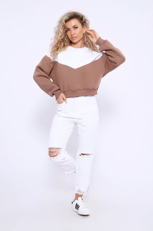 Натали Толстовка 579958 21011 коричневый