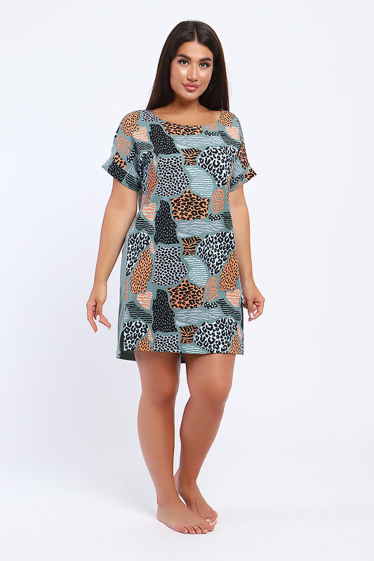 Натали Туника 579963 24289 зеленый