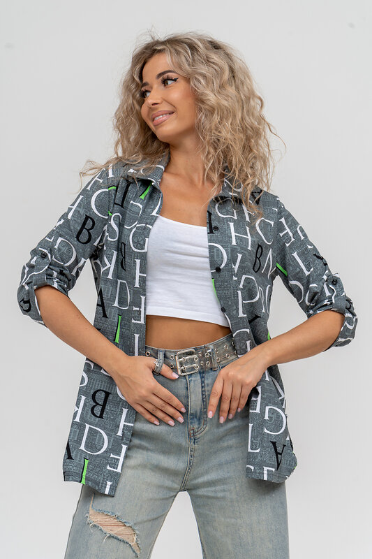 Натали Рубашка 579999 36823 хаки