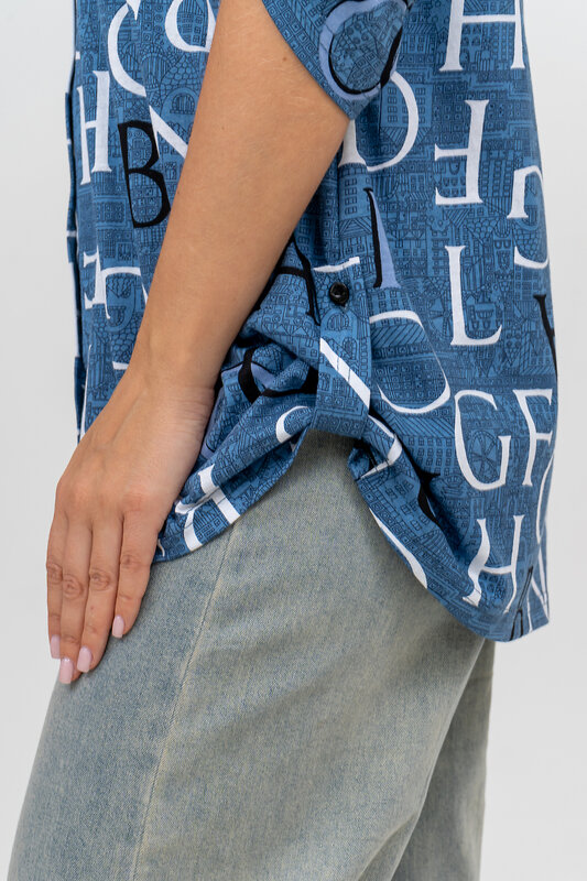 Натали Рубашка 580000 36823 синий