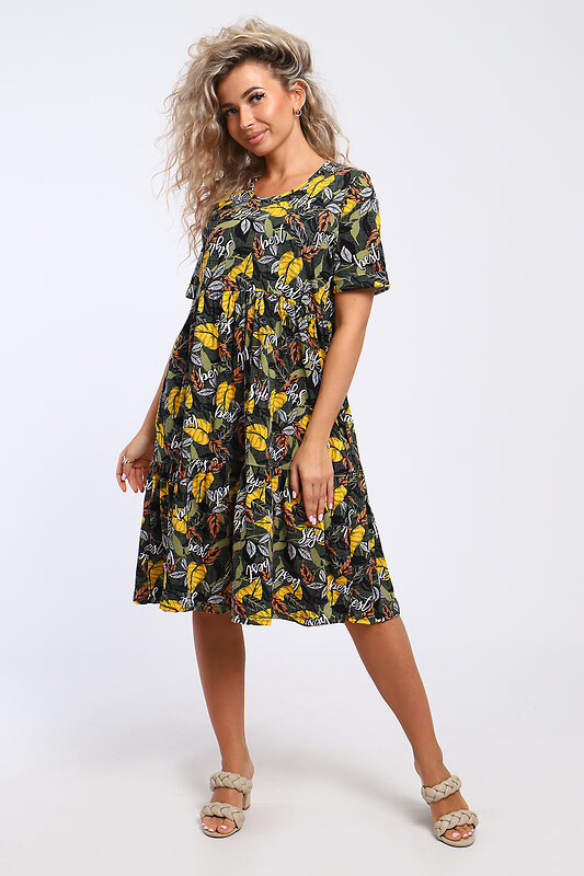 Натали Платье 580010 13266 зеленый