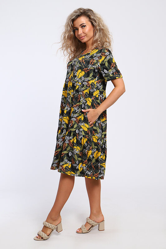 Натали Платье 580010 13266 зеленый