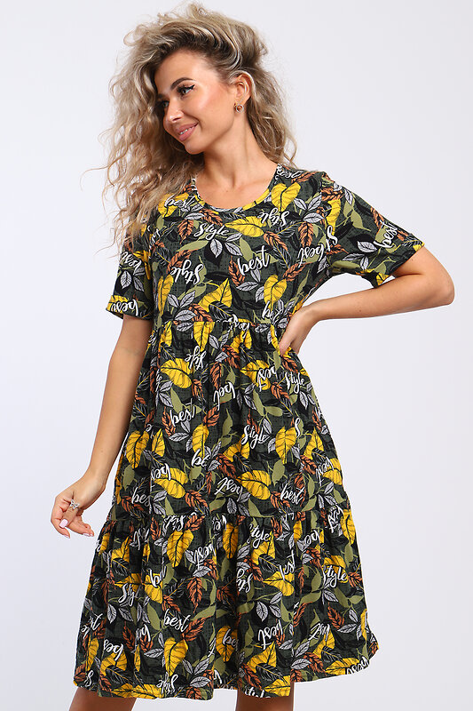 Натали Платье 580010 13266 зеленый