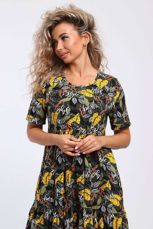 Натали Платье 580010 13266 зеленый