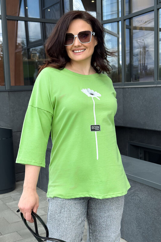 Натали Футболка 580012 50560 зеленый