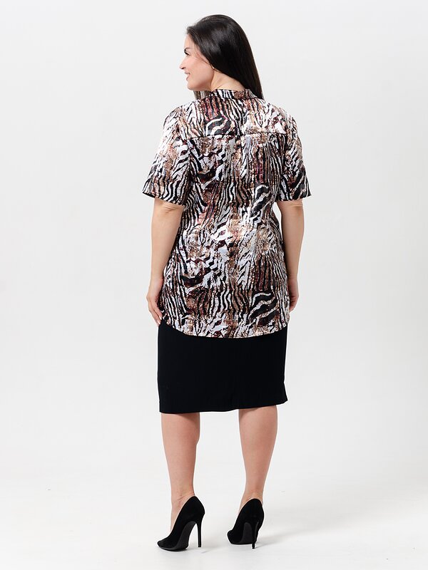 Натали Туника 580017 52361 темно-коричневый