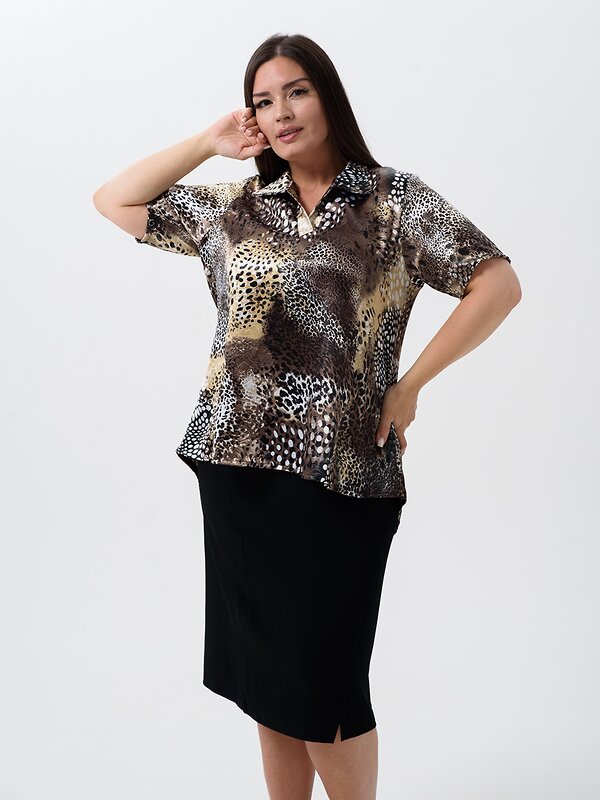 Натали Туника 580018 52361 коричневый