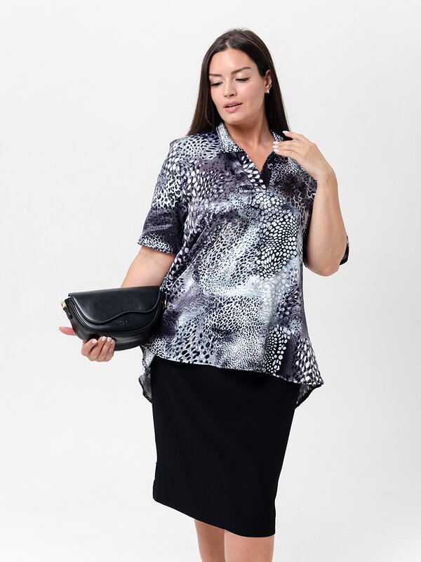 Натали Туника 580019 52361 серый